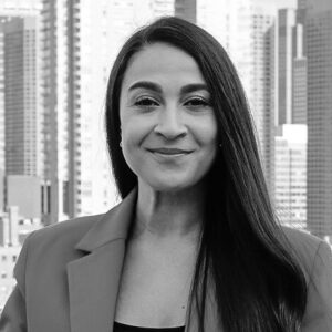 Danielle Shelton black and white photo.