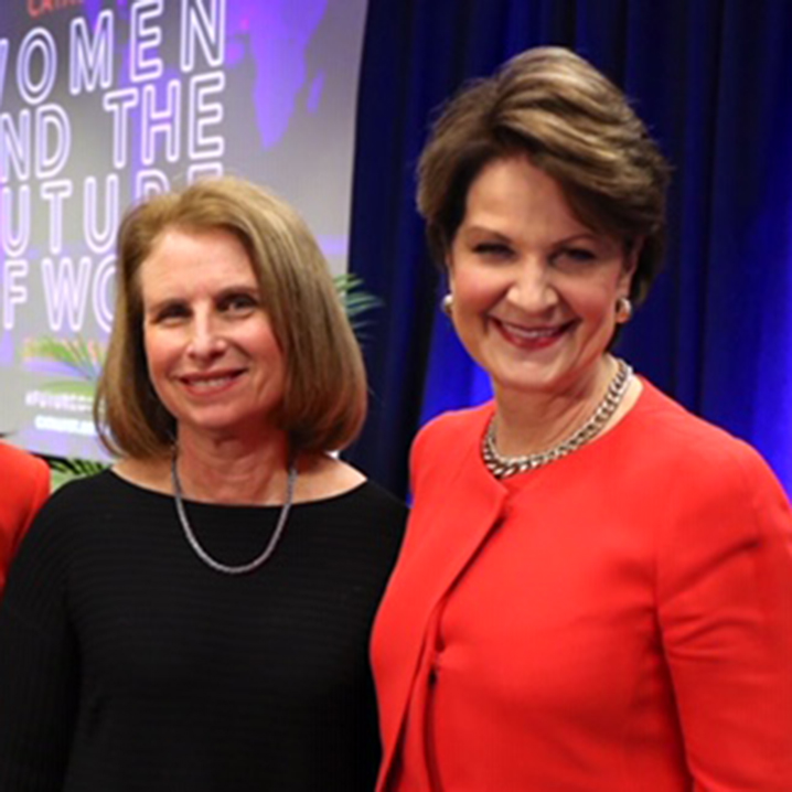 Lorraine Hariton and Marilyn Hewson
