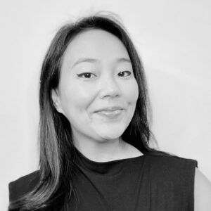 Black and white photo of Tuesday Hagiwara.