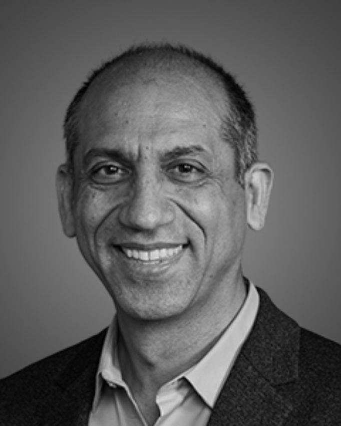 black and white headshot of Balkrishan "BK" Kalra