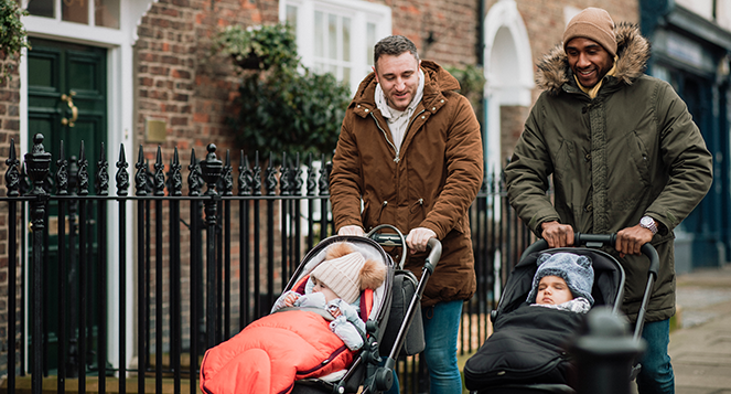 Dads with strollers