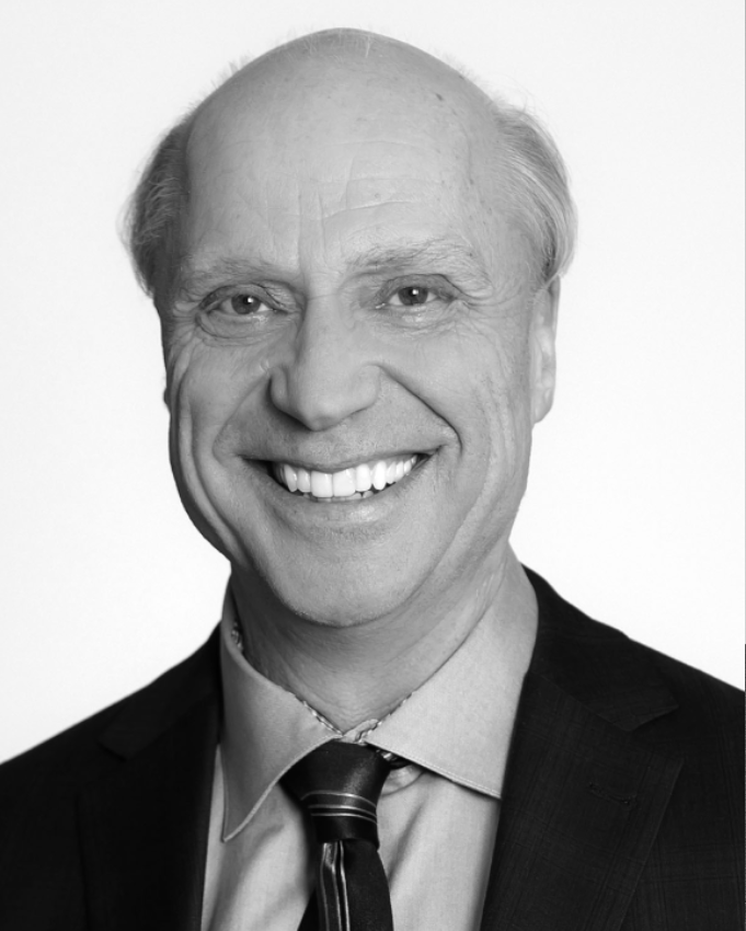 greyscale headshot of david lebeter
